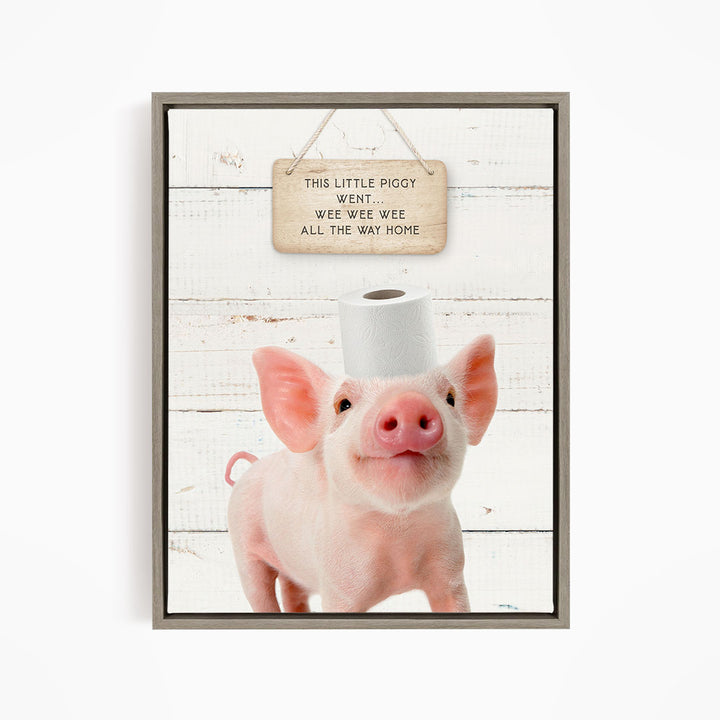 This Little Piggy - Bathroom Shiplap