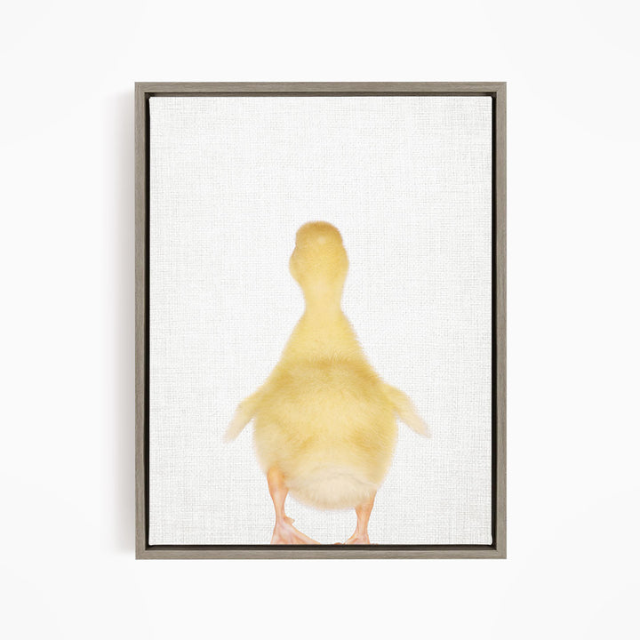Yellow Ducky Facing Backwards - Animal Portraits