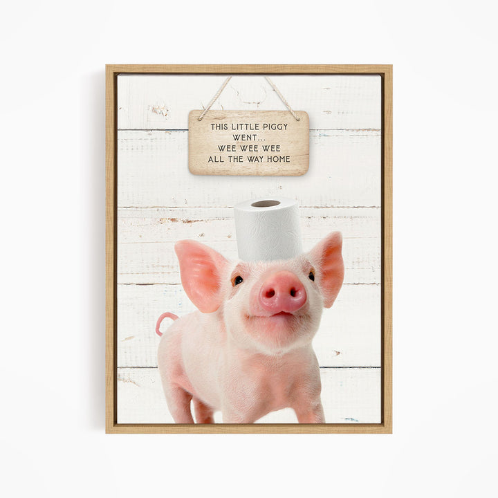 This Little Piggy - Bathroom Shiplap
