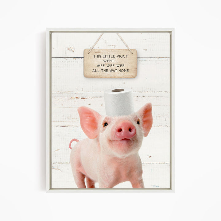 This Little Piggy - Bathroom Shiplap