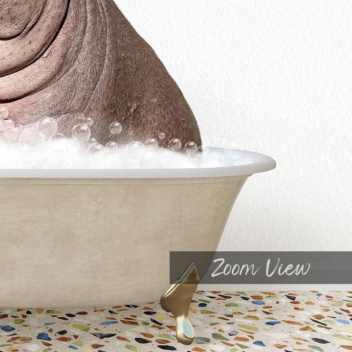 A bathtub filled with bubbles, with a person's body partially submerged in the water.