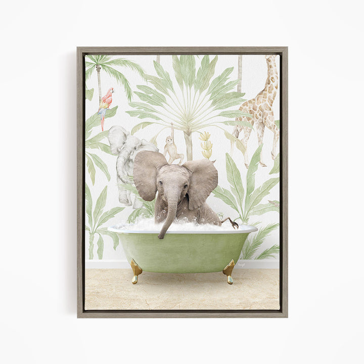 Baby Elephant No3 in Safari Bath