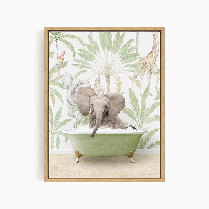 Baby Elephant No3 in Safari Bath