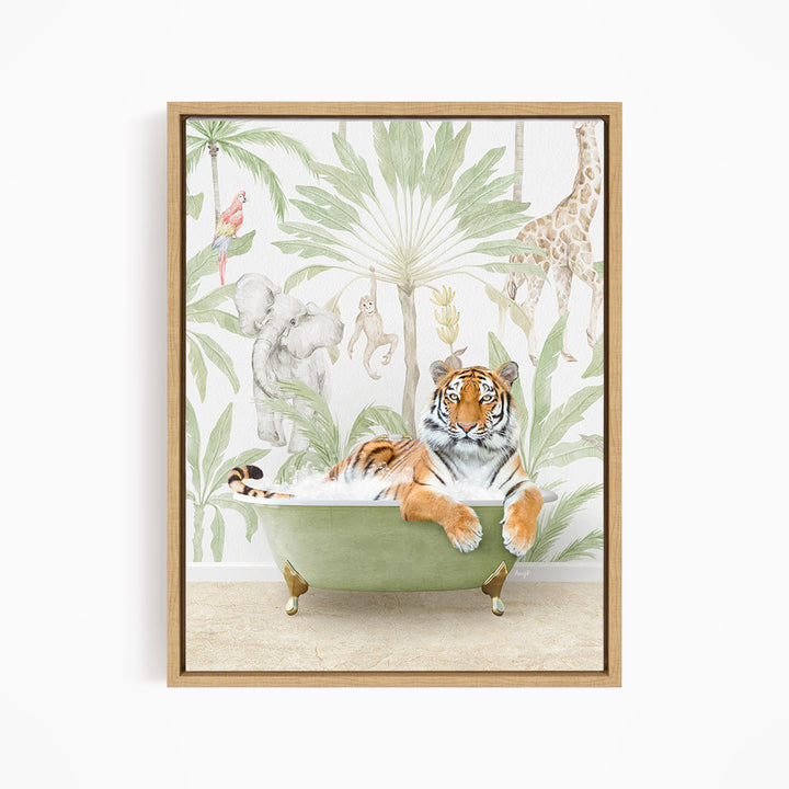 Tiger in Safari Bath