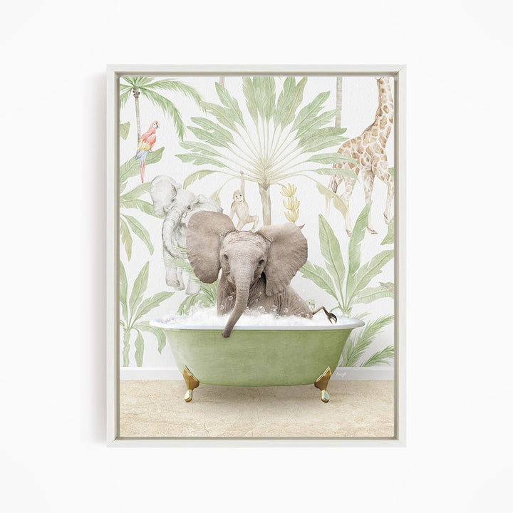 Baby Elephant No3 in Safari Bath