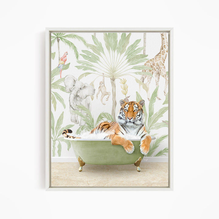 Tiger in Safari Bath