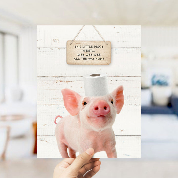 This Little Piggy - Bathroom Shiplap