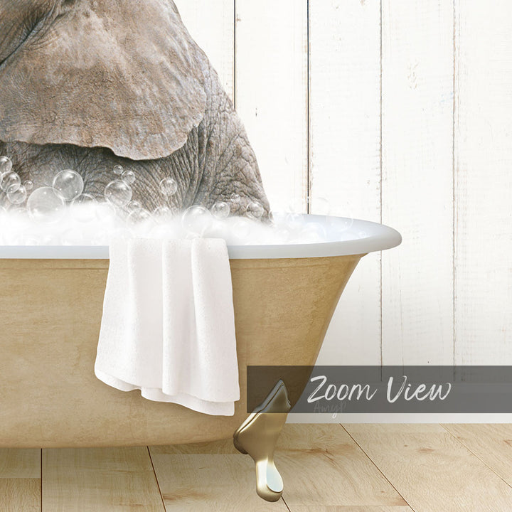 Baby Elephant No1 in Farmhouse Bath