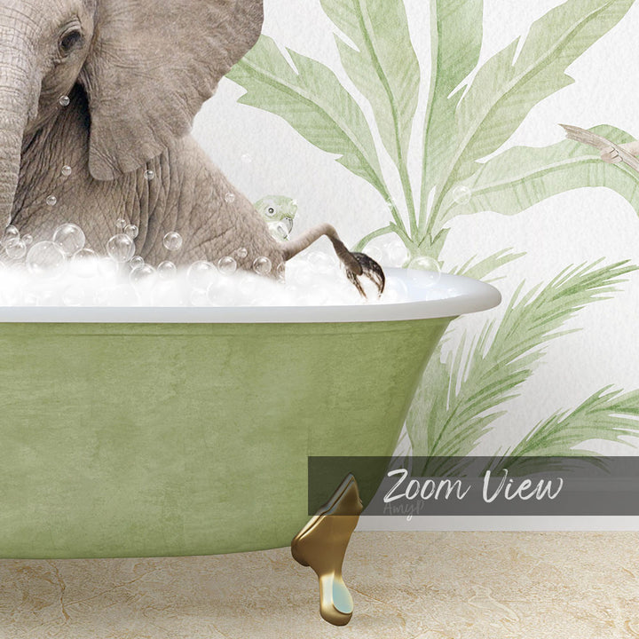 Baby Elephant No3 in Safari Bath