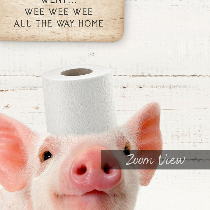 This Little Piggy - Bathroom Shiplap