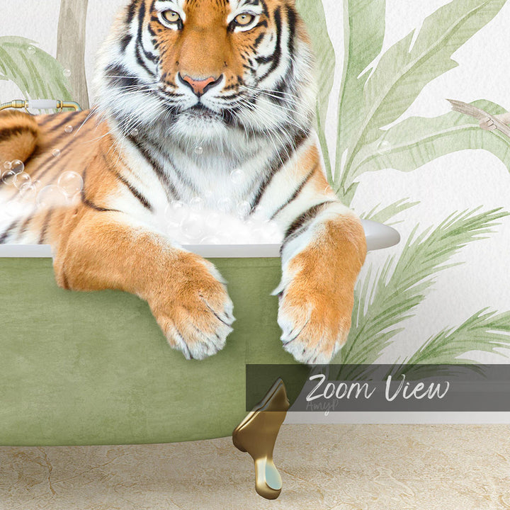 Tiger in Safari Bath
