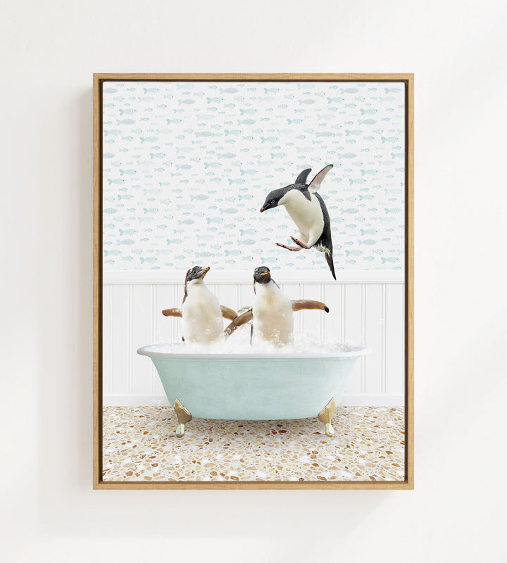 Penguins in Little Fish Bath