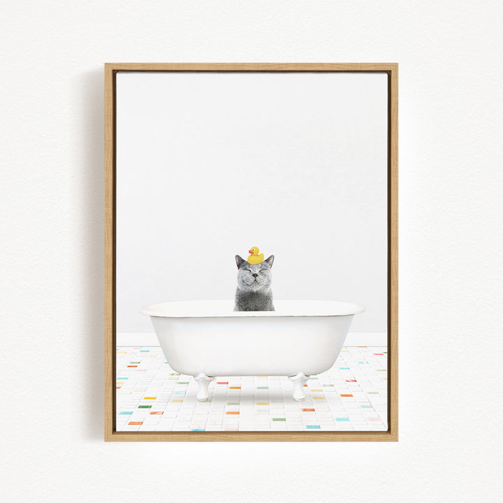 Cat - Chiclet Tile Bath