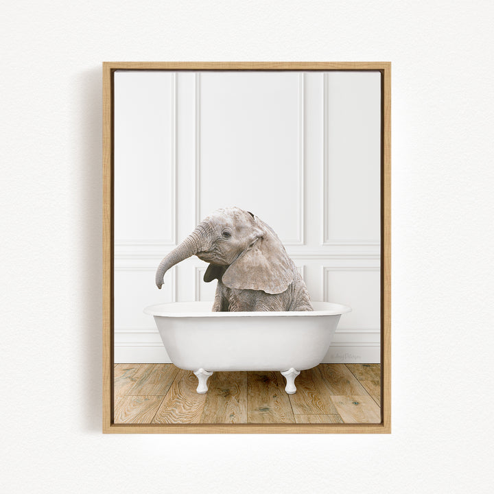 Baby Elephant No1 in Traditional Panel Bath Style