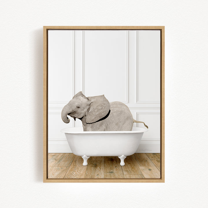 Baby Elephant No2 in Traditional Panel Bath Style
