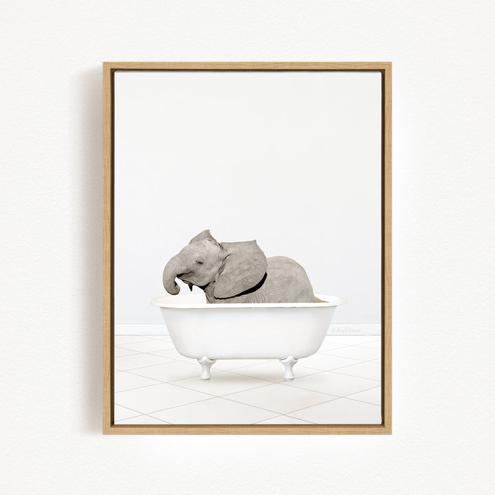 Baby Elephant No2 in Neutral Bath