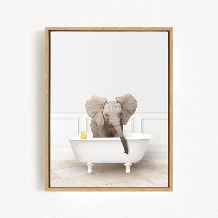 Baby Elephant No3 in Modern Bath