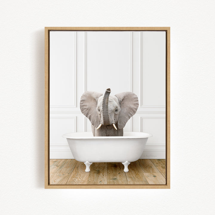 Baby Elephant No5 in Traditional Panel Bath Style