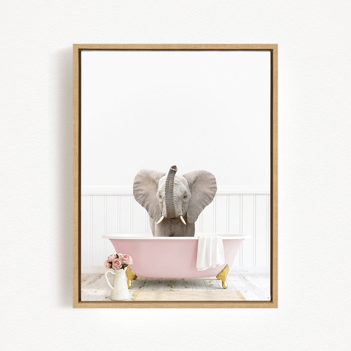 Baby Elephant No5 in Cottage Rose Bath