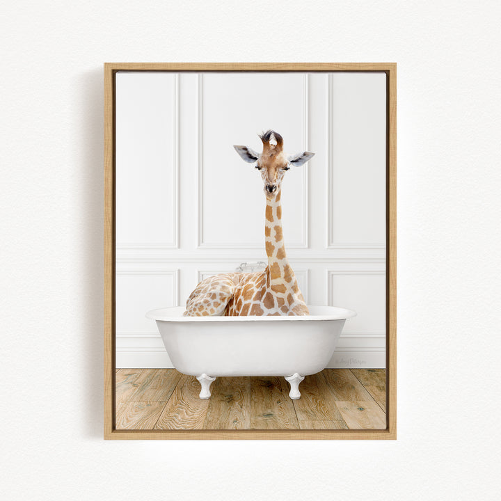 Giraffe in Traditional Panel Bath Style