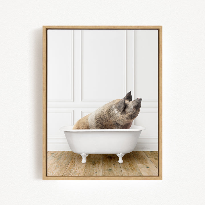 Hog in Traditional Panel Bath Style