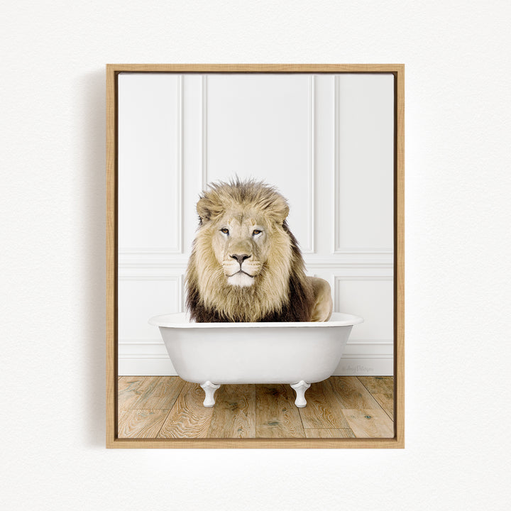 Lion in Traditional Panel Bath Style