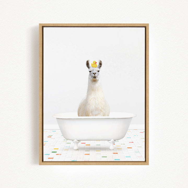 Llama - Chiclet Tile Bath