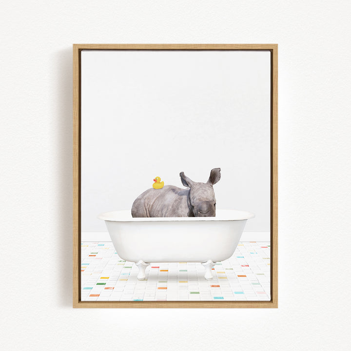Baby Rhino - Chiclet Tile Bath