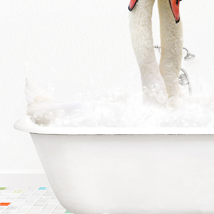 a bathtub full of bubbles with a stuffed animal in it