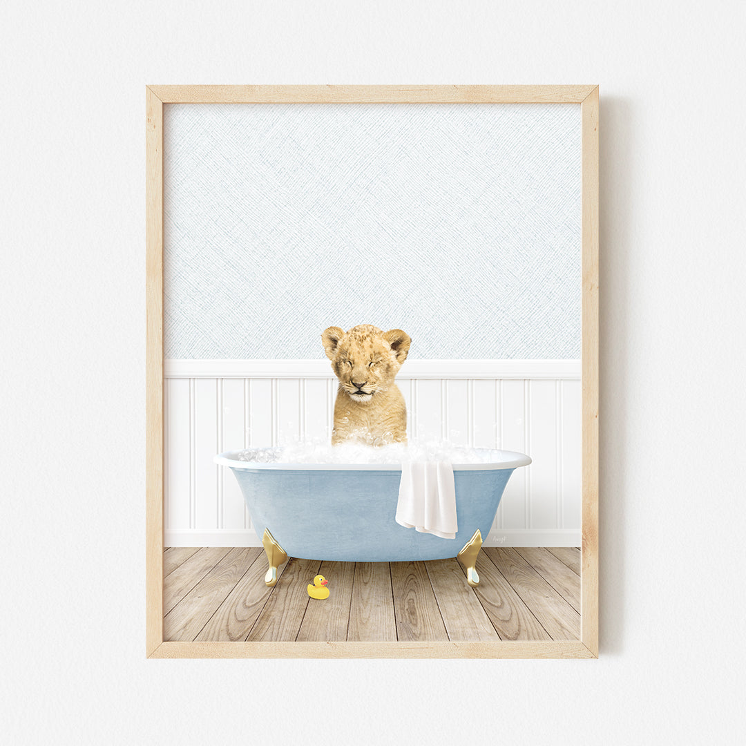 a picture of a dog in a bathtub