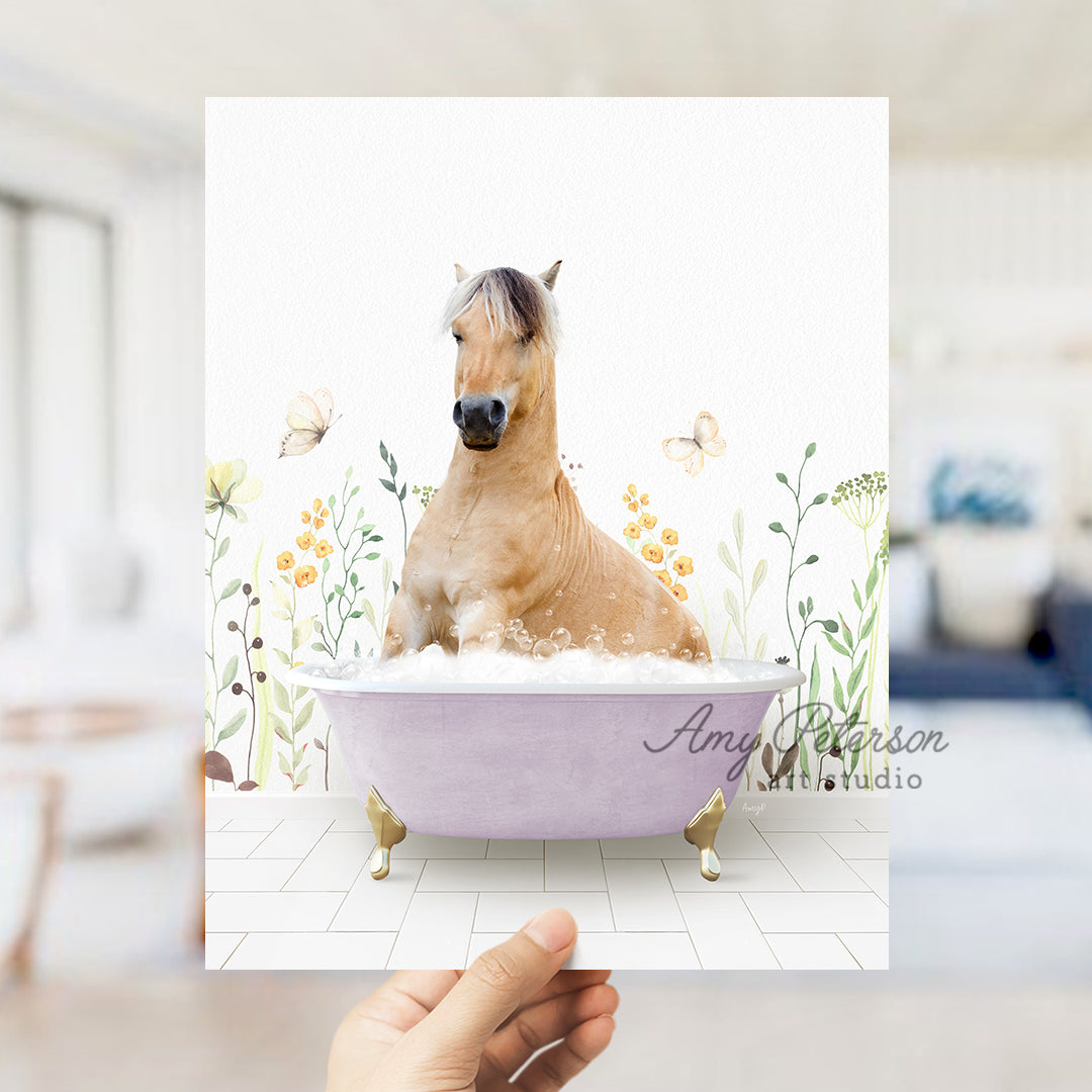 Horse in Spring Bath