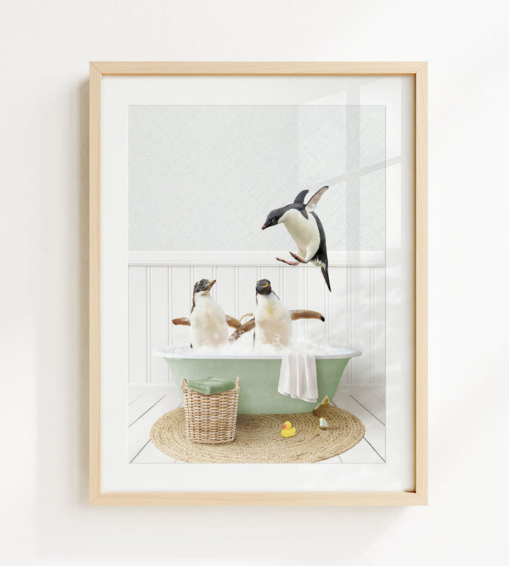 Penguins in Cottage Green Bath