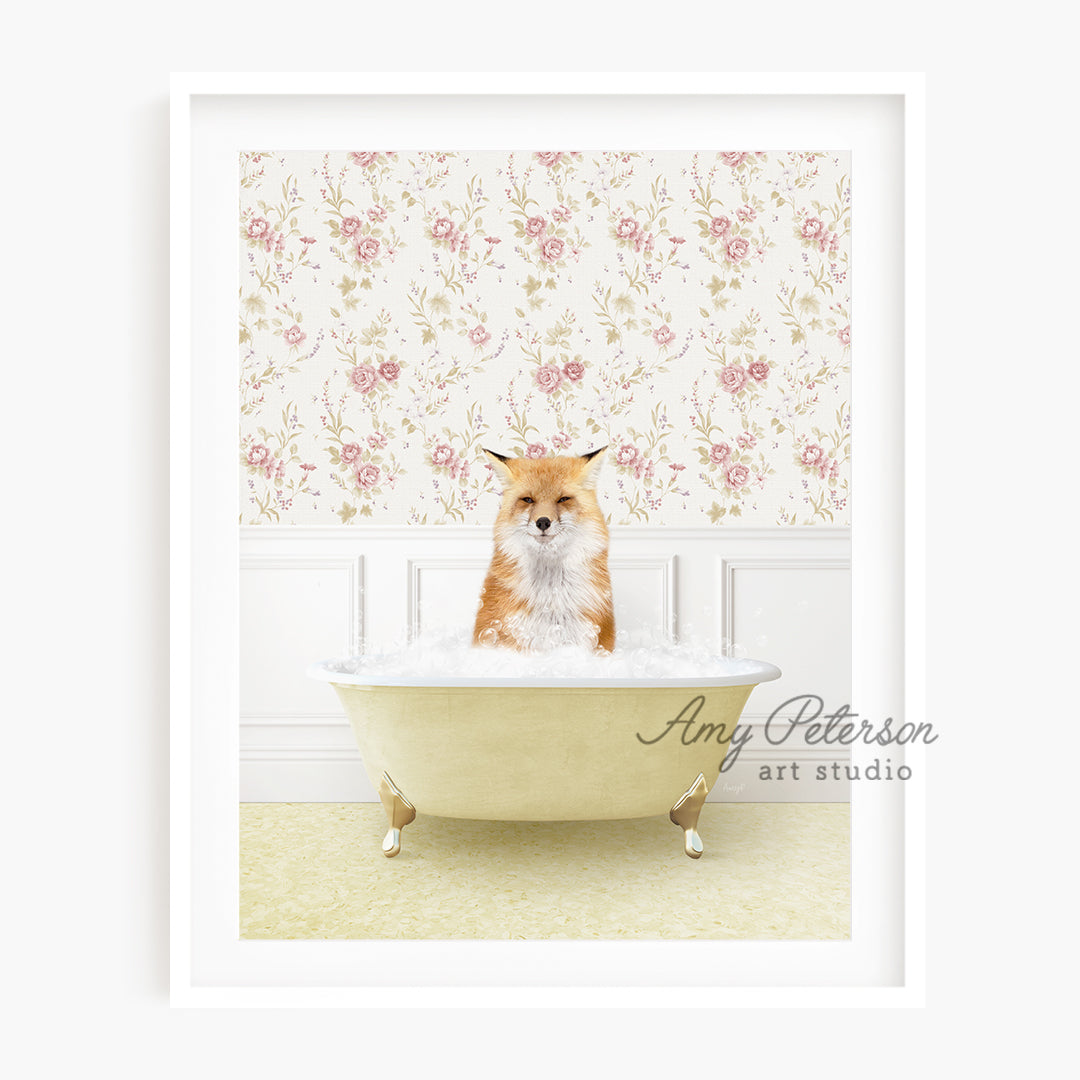 a picture of a dog in a bathtub