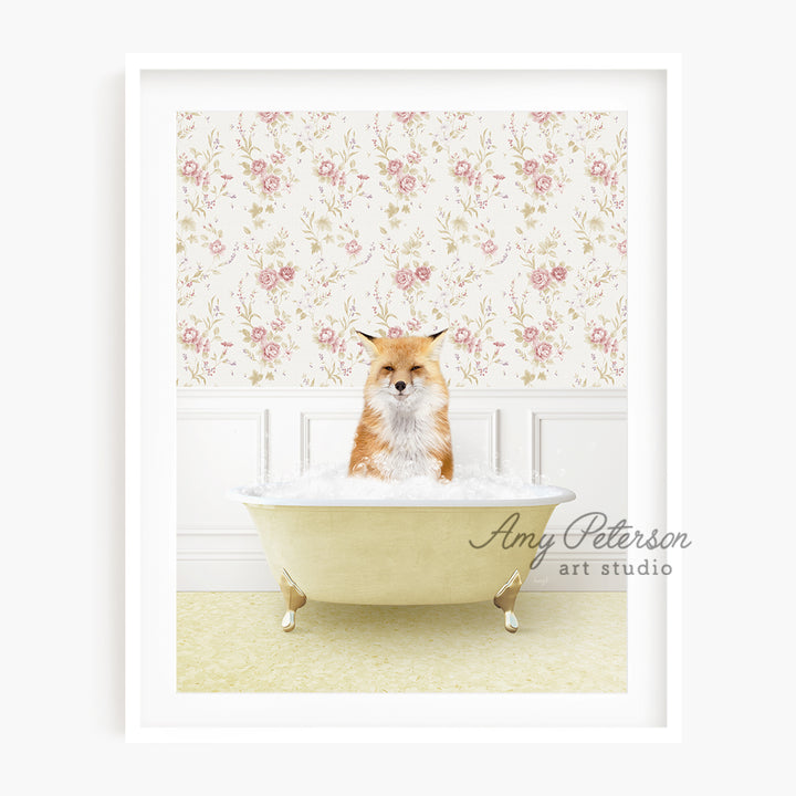 a picture of a dog in a bathtub