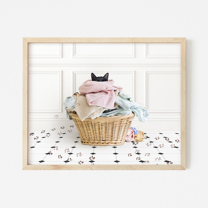 a picture of a basket with clothes in it