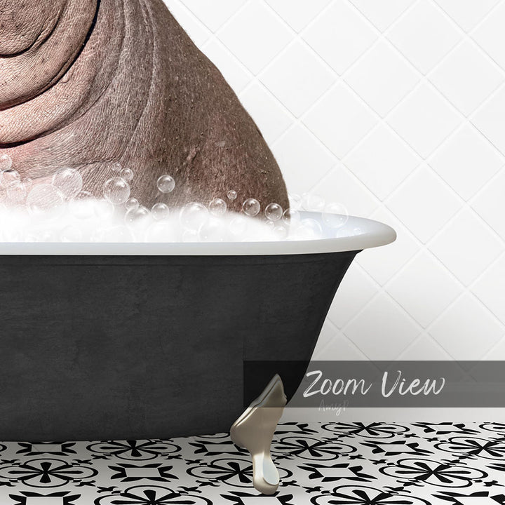 A bathtub filled with bubbles, with a person's arm submerged in the water.