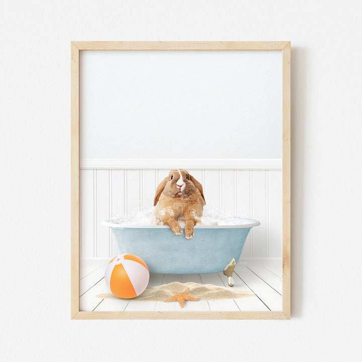 a picture of a dog in a bathtub