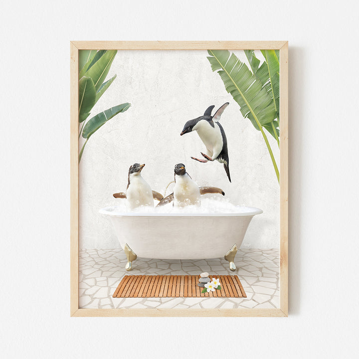 a group of birds sitting in a bath tub