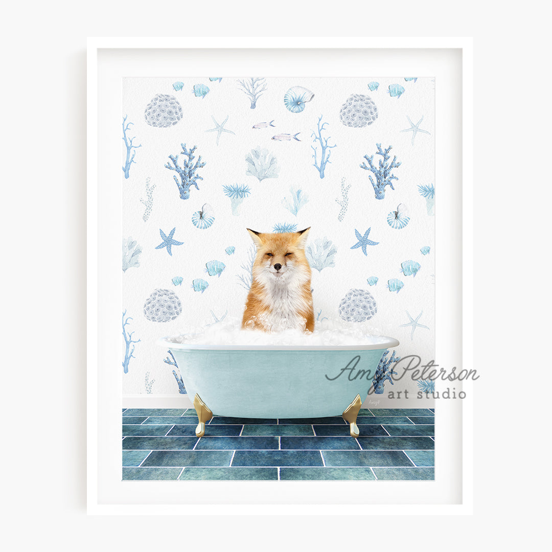 a picture of a dog sitting in a bathtub