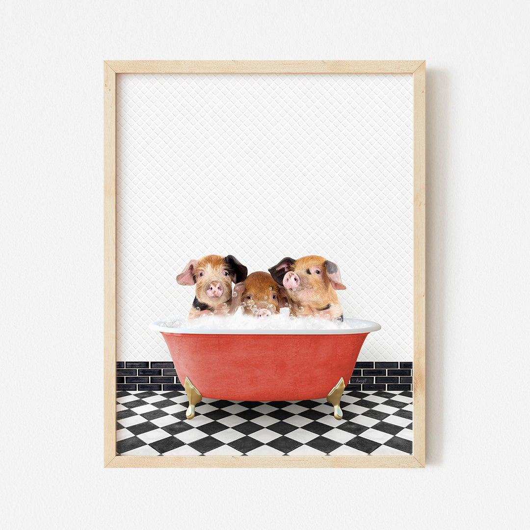 a picture of two hamsters in a bathtub