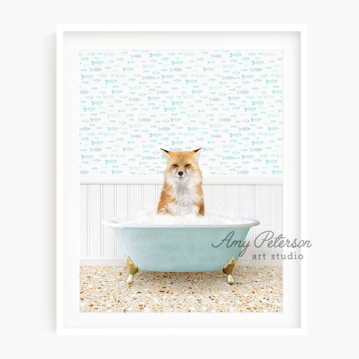 a picture of a dog in a bathtub