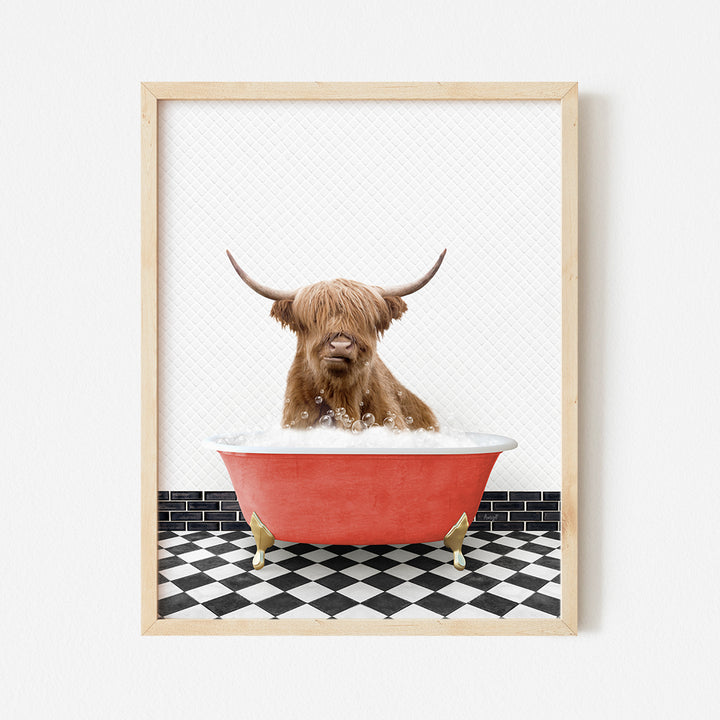 a picture of a dog sitting in a bathtub