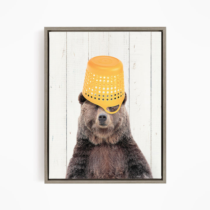 Bear - I'm a Basket Case - Farmhouse Wall
