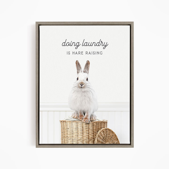 Snowshoe Hare - Doing Laundry is Hare Raising
