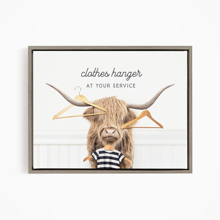 Highland Cow - Clothes Hanger At Your Service