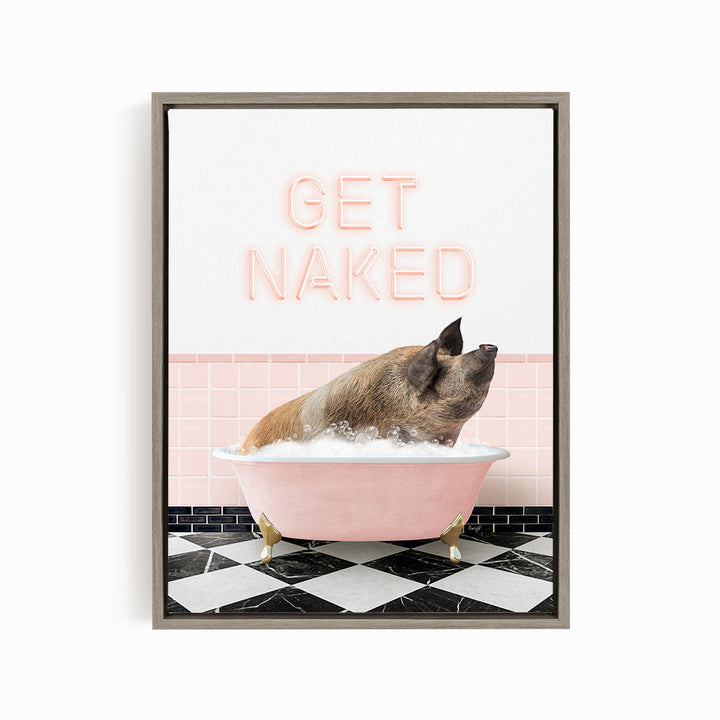 Hog in Pink Get Naked Bath