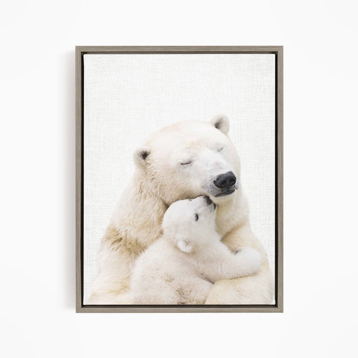 Mother and Baby Polar Bear - Animal Portraits