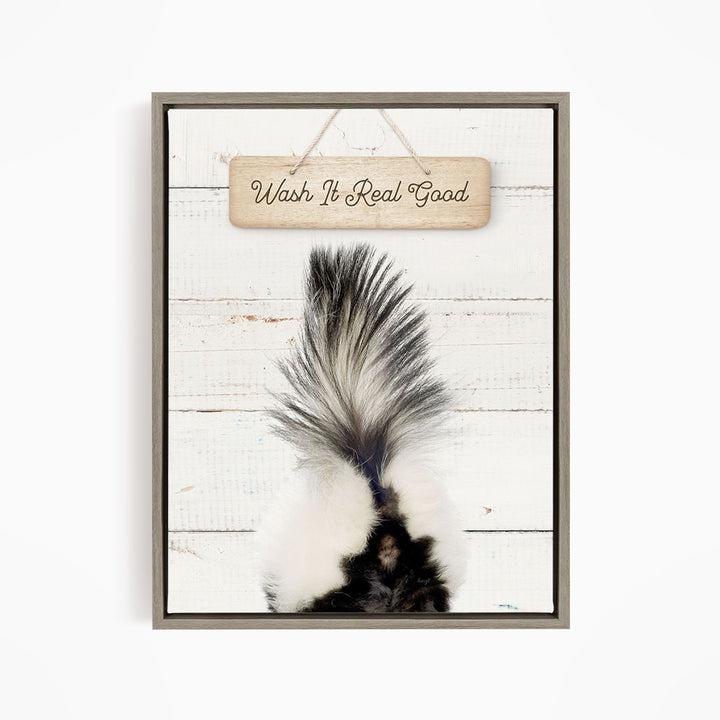 Skunk "Wash it real good" - Bathroom Shiplap