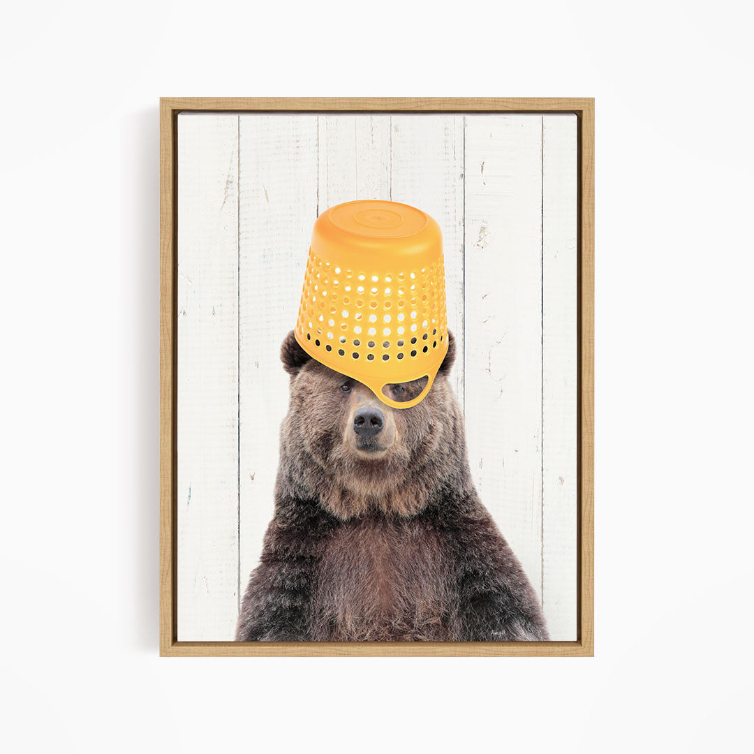 Bear - I'm a Basket Case - Farmhouse Wall