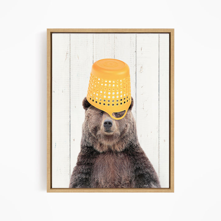 Bear - I'm a Basket Case - Farmhouse Wall